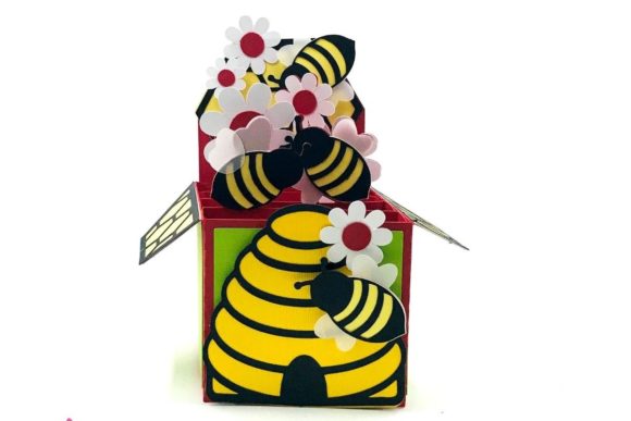 3D Beehive and Honeycomb Box Card Review for Real Embroidery Projects