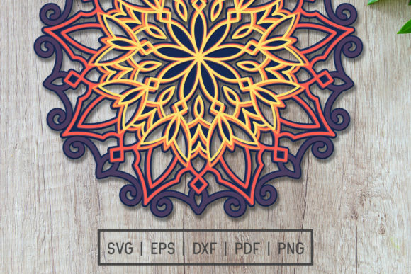 3D Mandala SVG Design File: A Designer's Review