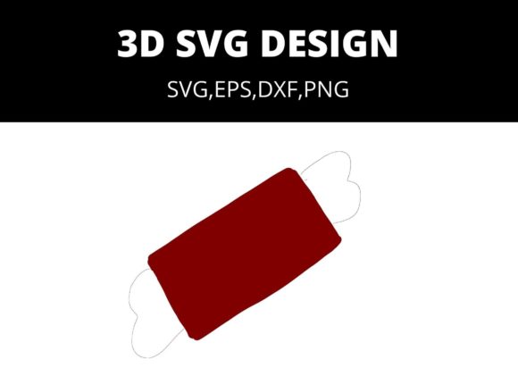 3D SVG Bone: A Versatile Graphic for Crafters & Handmade Businesses