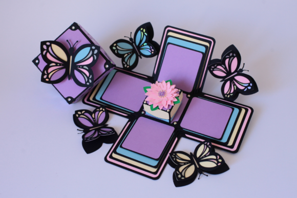 Butterfly Exploding Box 3D: A Seasonal 3D SVG Craft Staple