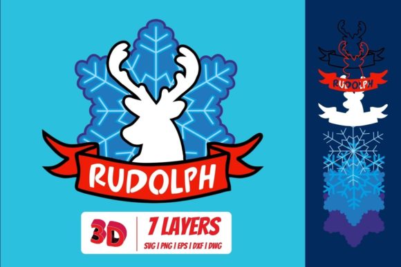 Review: Rudolph 3D SVG Cut File for Christmas Branding